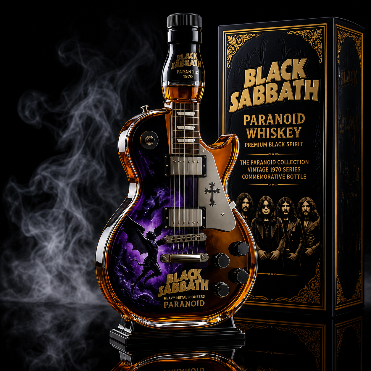 Rock & Spirit Heavy Metal Guitar Whiskey Decanter