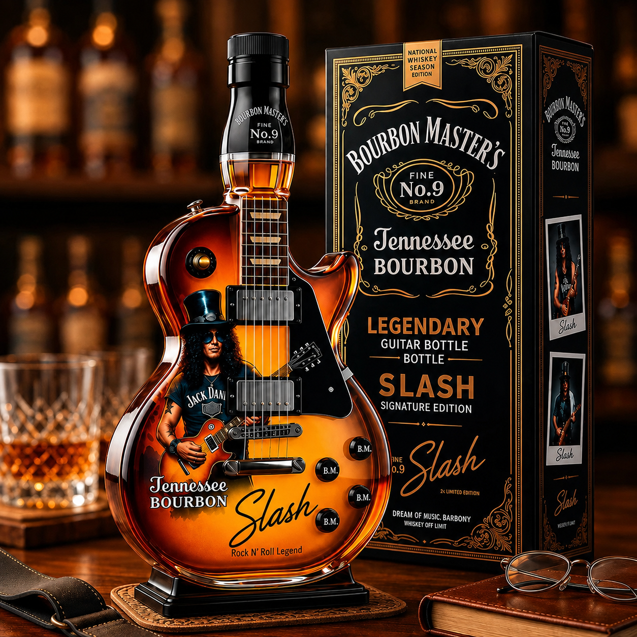 Slash Signature Collector’s Edition Whiskey Bottle