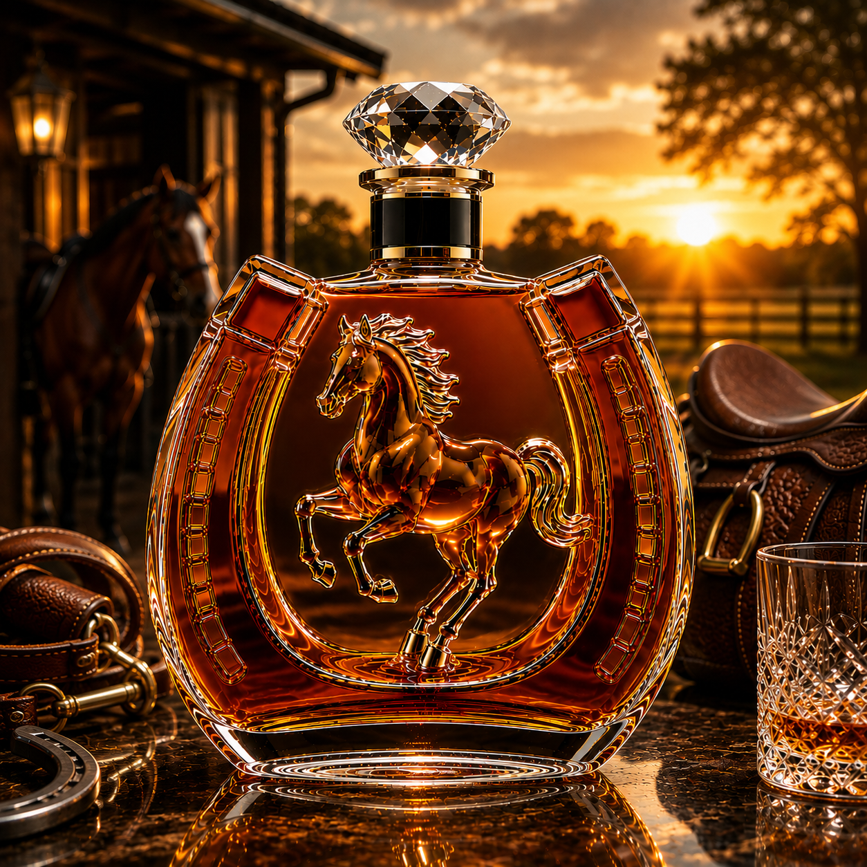 Horse Spirit Whiskey Decanter