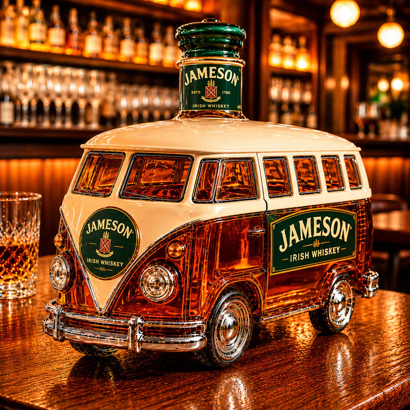 Camper Van Whiskey Bottle