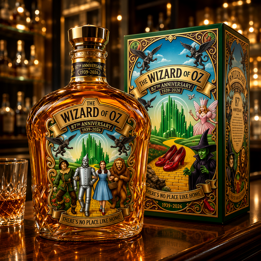 The Wizard Of Oz 87Th Anniversary Whiskey Bottle