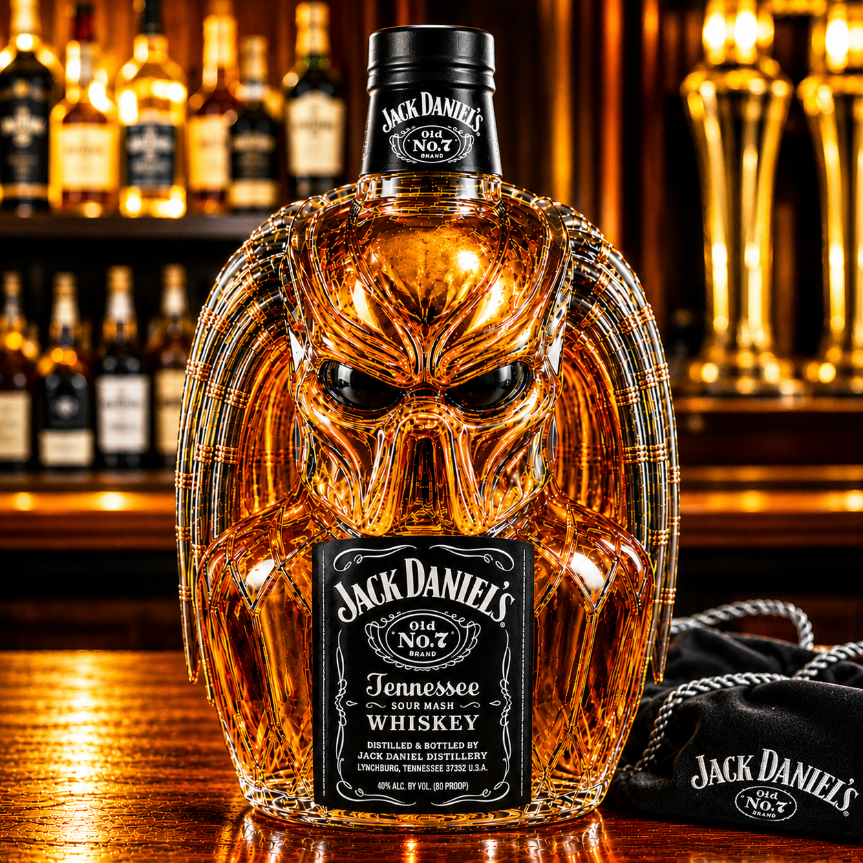 Predator Whiskey Bottle