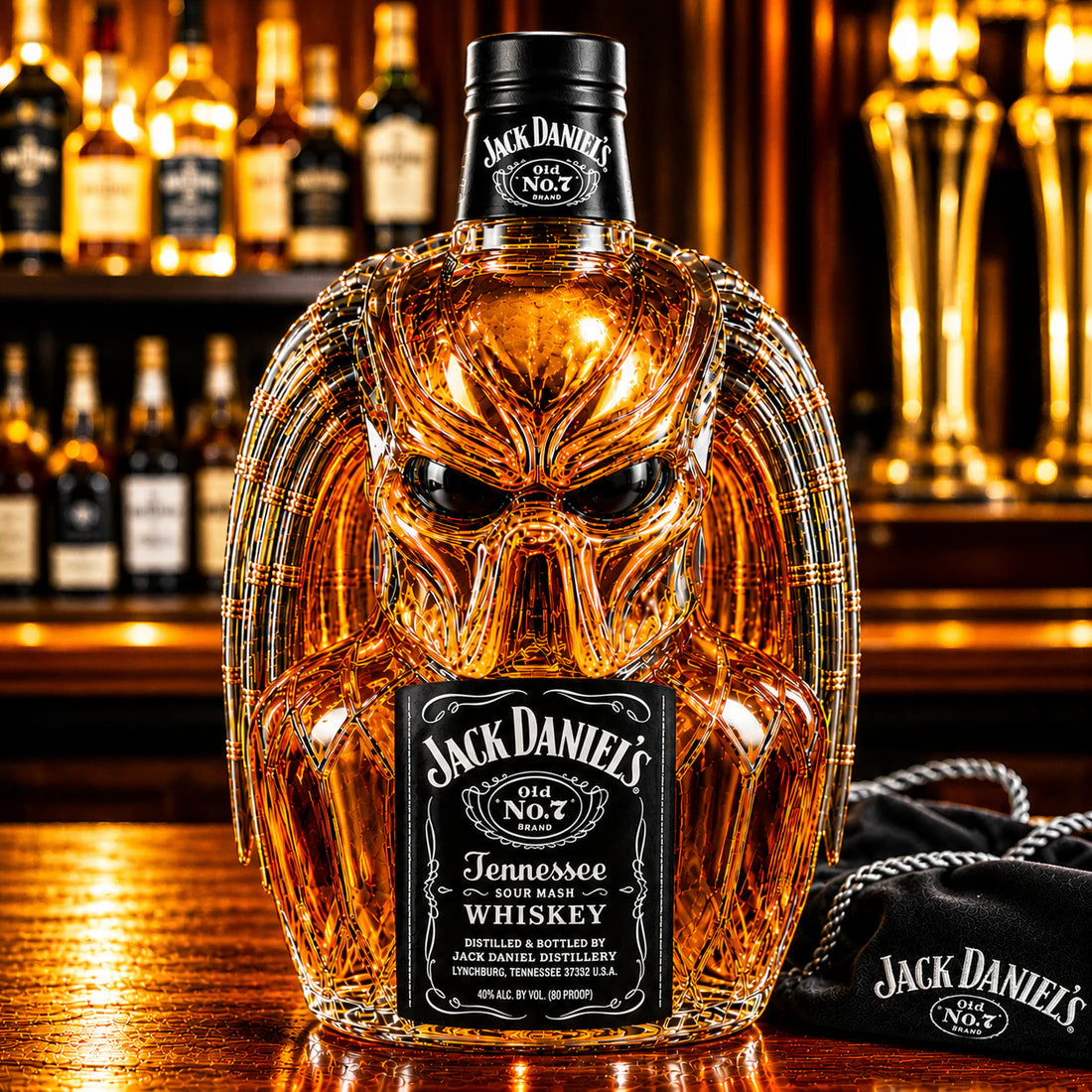 Predator Whiskey Bottle