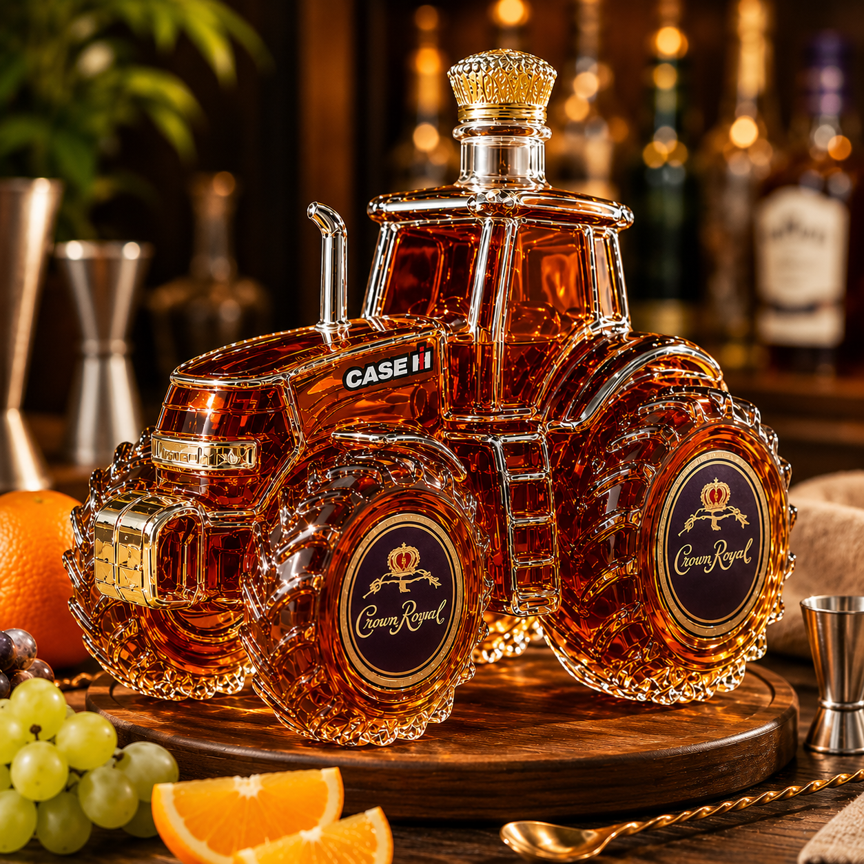 Tractor Whiskey Decanter