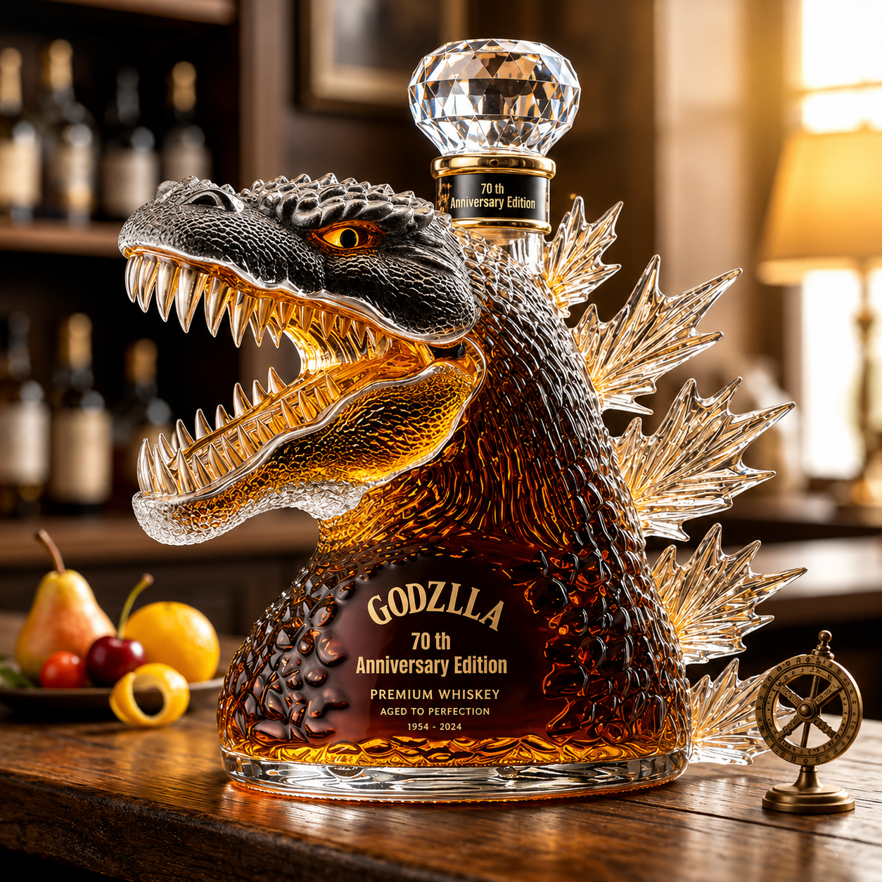 Godzilla Whiskey Decanter