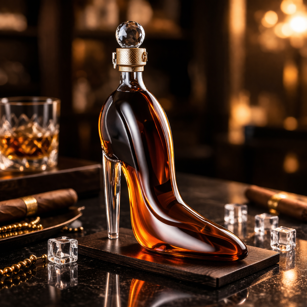 High Heel Whiskey Bottle