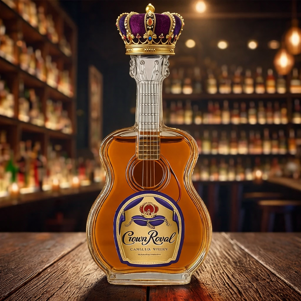 Guitar Whiskey Bottle