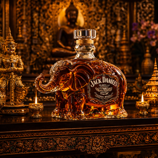 Elephant Whiskey Bottle