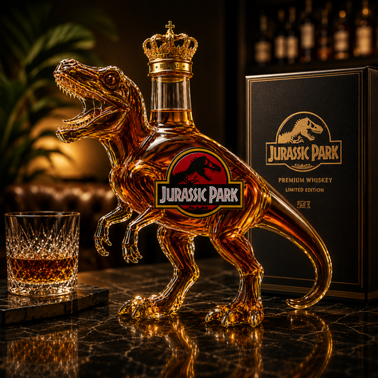 Jurassic Park Velociraptor Whiskey Decanter