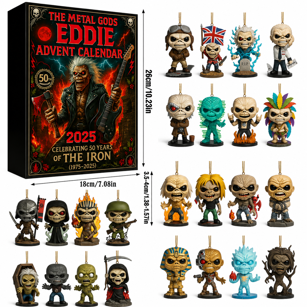 The Metal Gods Eddie Advent Calendar