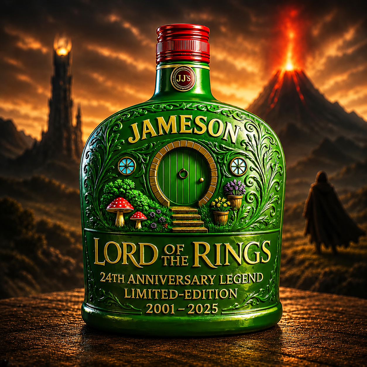 Lord of the Rings Bottle 24th Anniversary Legend Limited Edition whiskey Bottle
