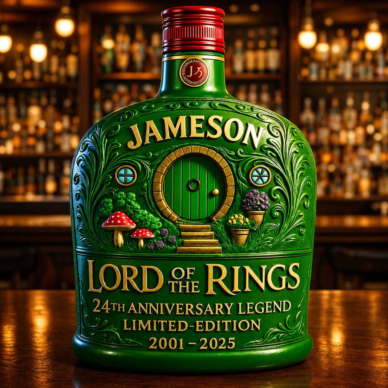 Lord of the Rings Bottle 24th Anniversary Legend Limited Edition whiskey Bottle