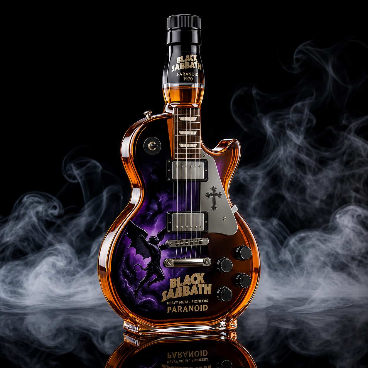 Rock & Spirit Heavy Metal Guitar Whiskey Decanter