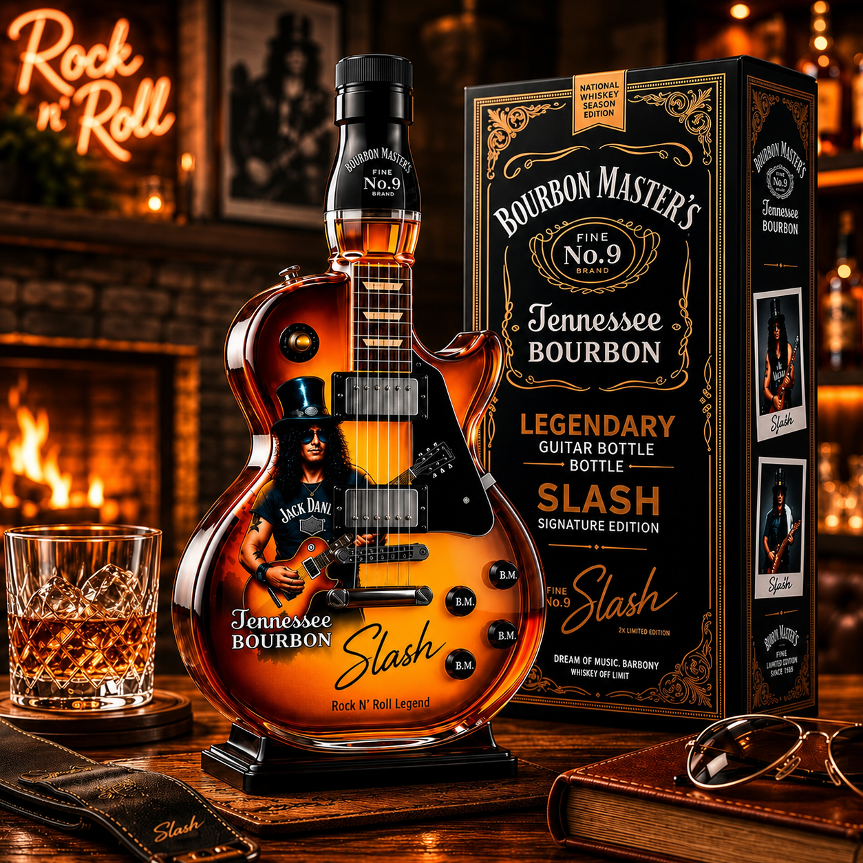 Slash Signature Collector’s Edition Whiskey Bottle
