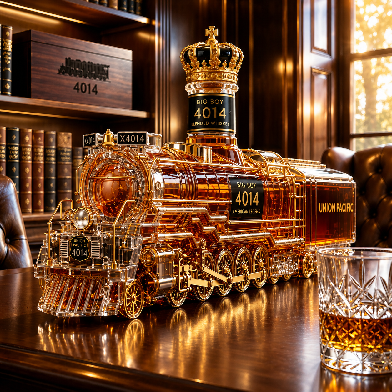 Big Boy 4014 85th Anniversary Whiskey Decanter