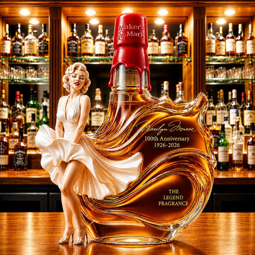 Marilyn Monroe 100th Anniversary Whiskey Bottle