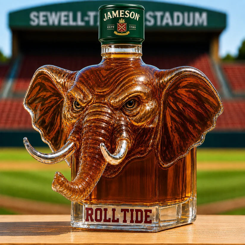 Majestic Elephant Whiskey Bottle