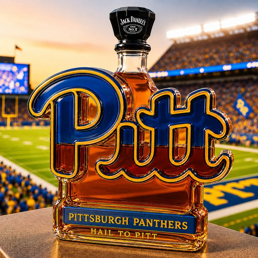 Pittsburgh Panthers Limited Edition Whiskey Bottle