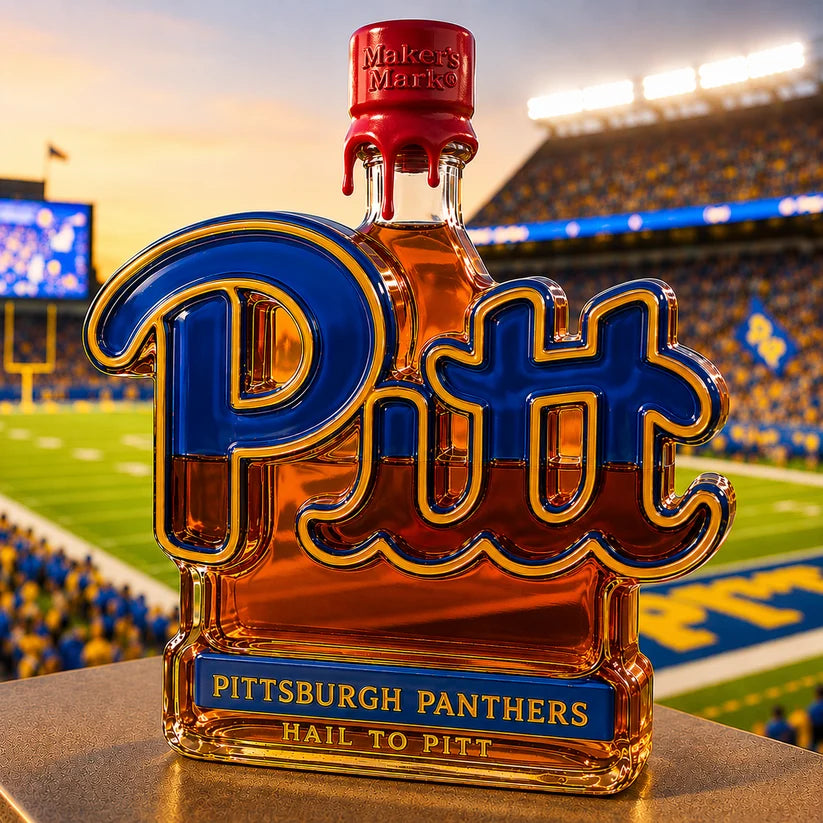 Pittsburgh Panthers Limited Edition Whiskey Bottle