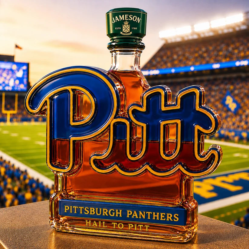 Pittsburgh Panthers Limited Edition Whiskey Bottle