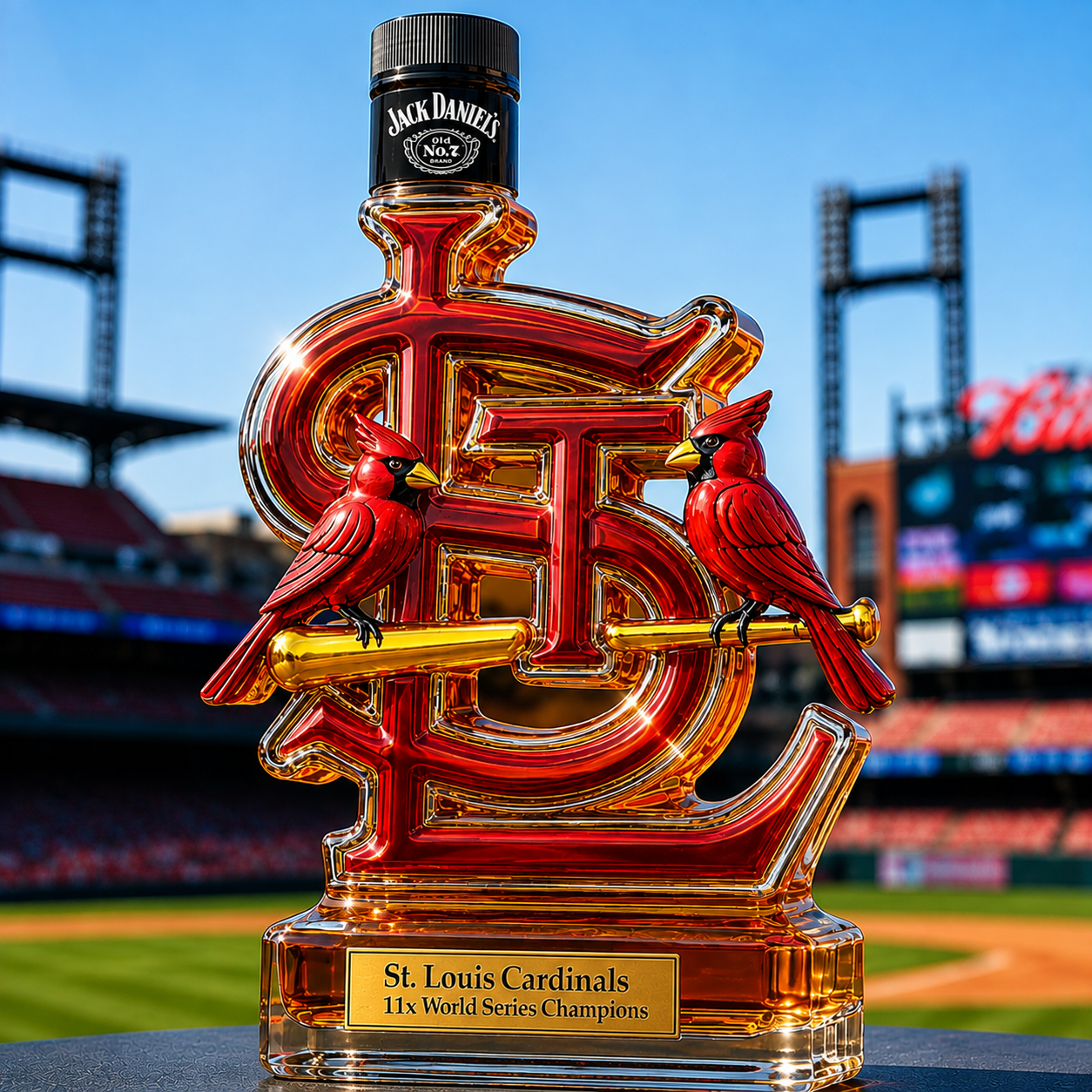 St. Louis Cardinals Limited Edition Whiskey Bottle