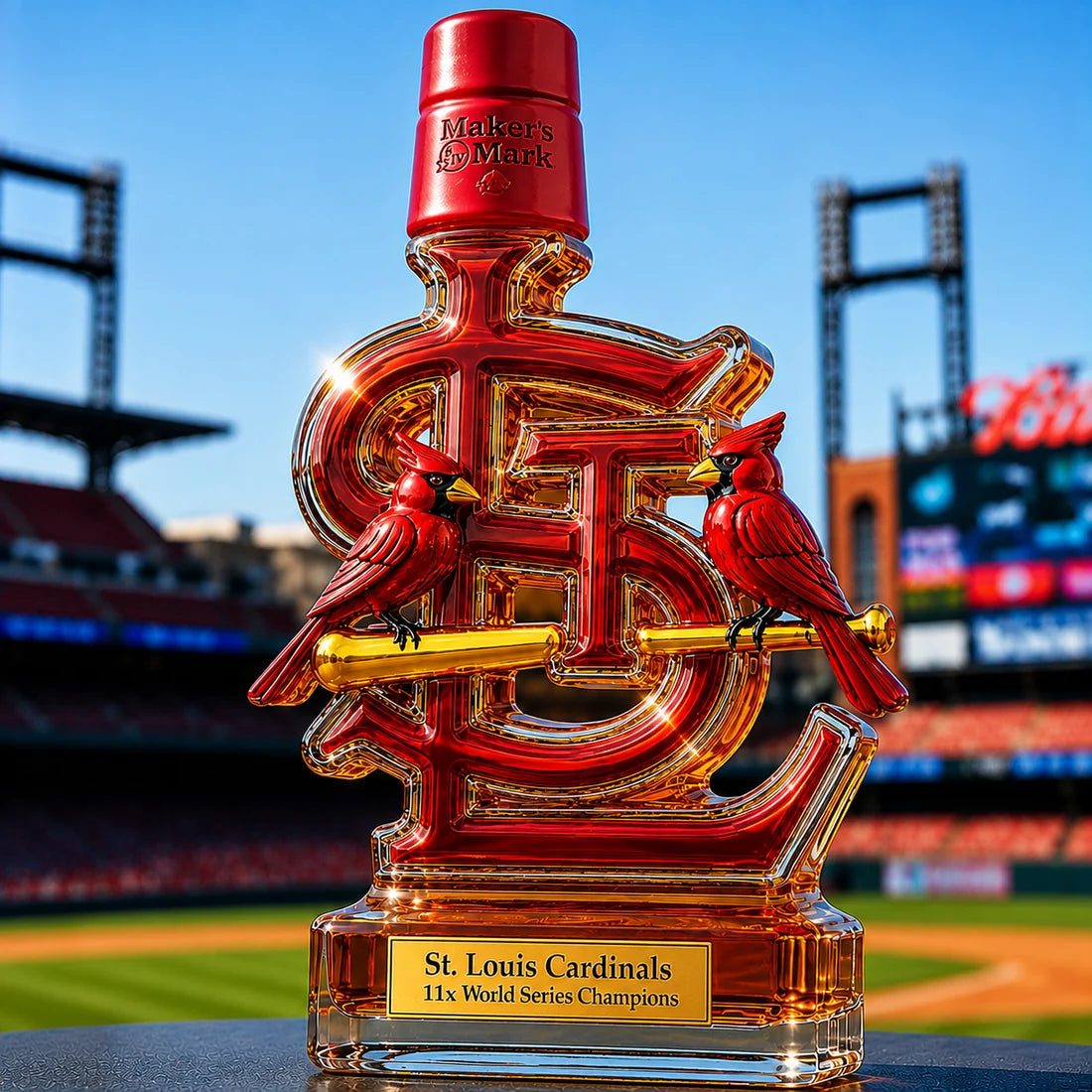 St. Louis Cardinals Limited Edition Whiskey Bottle