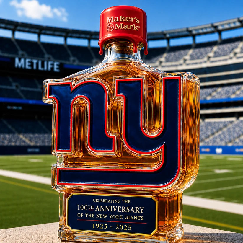 New York Giants 100th Anniversary Whisky Collector's Edition Bottle