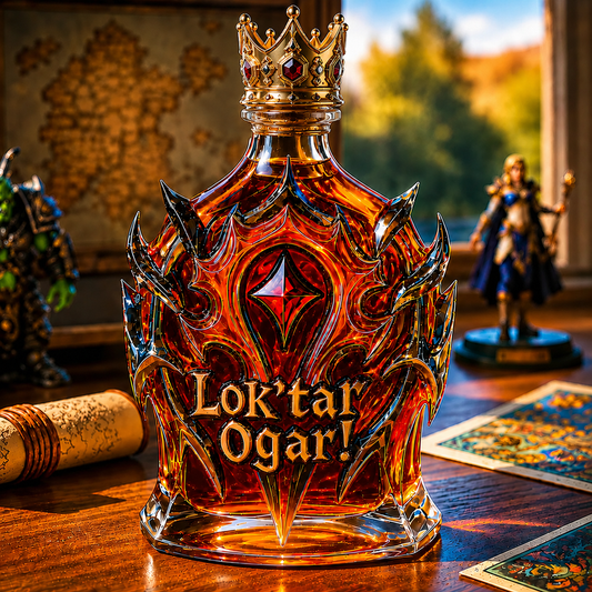 World of Warcraft Lok'tar Ogar Whiskey Bottle