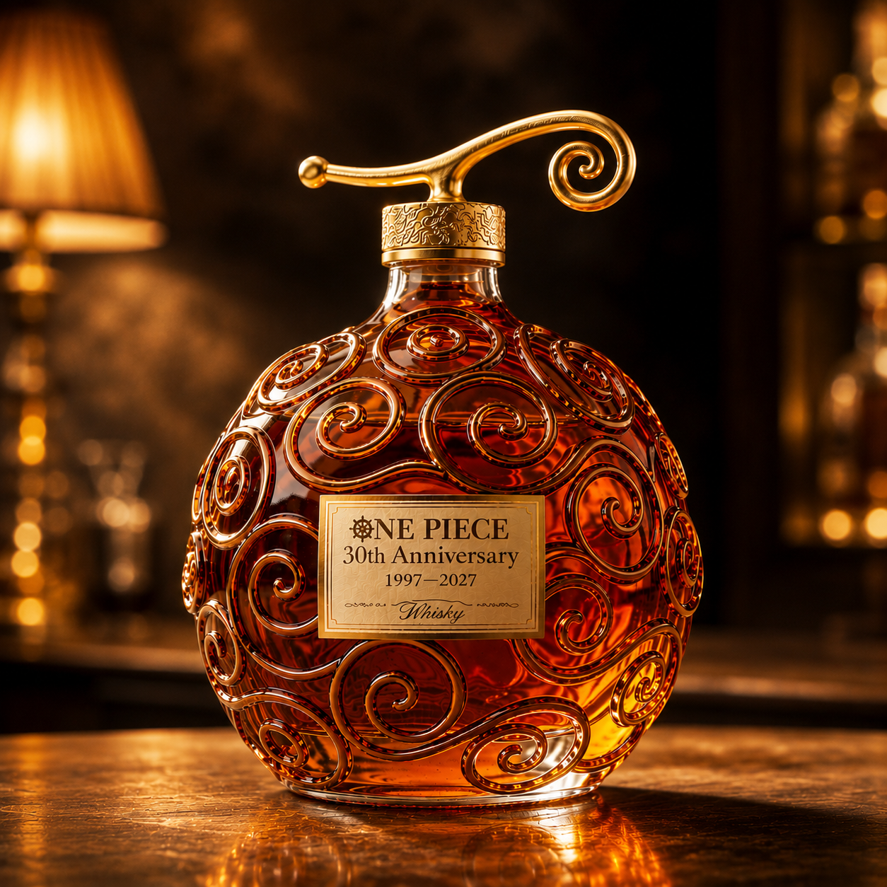 One Piece 30th Anniversary 1997-2027 Whiskey Bottle