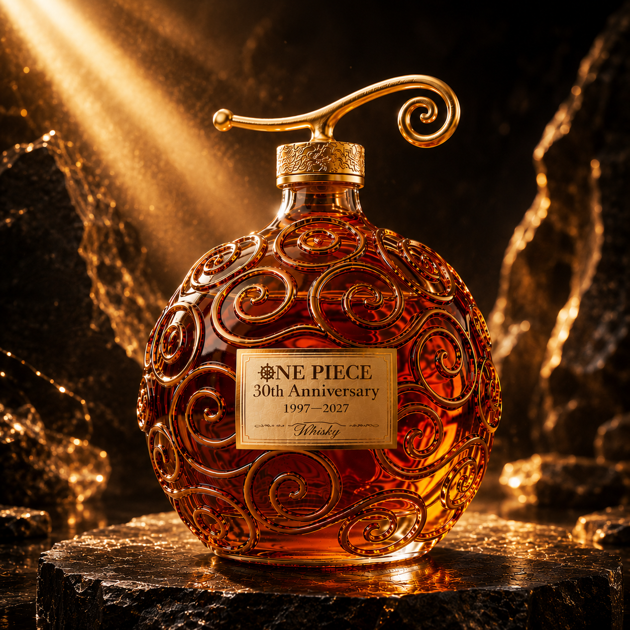 One Piece 30th Anniversary 1997-2027 Whiskey Bottle