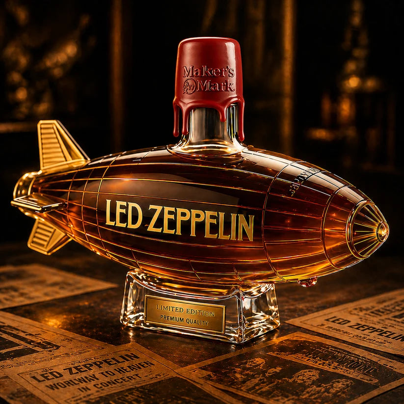 Led Zeppelin Whiskey Bottle