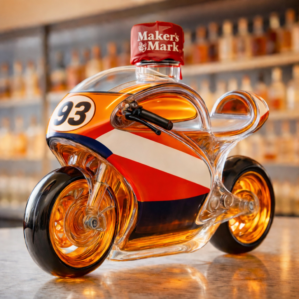 MotoGP Whiskey Bottle