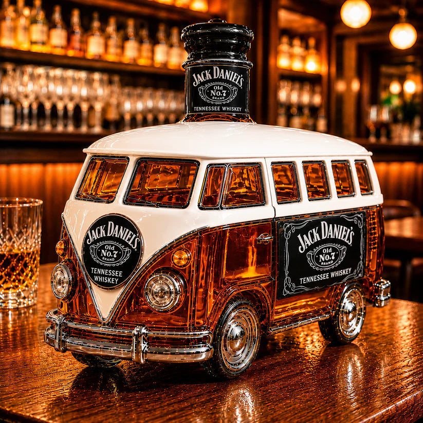 Camper Van Whiskey Bottle