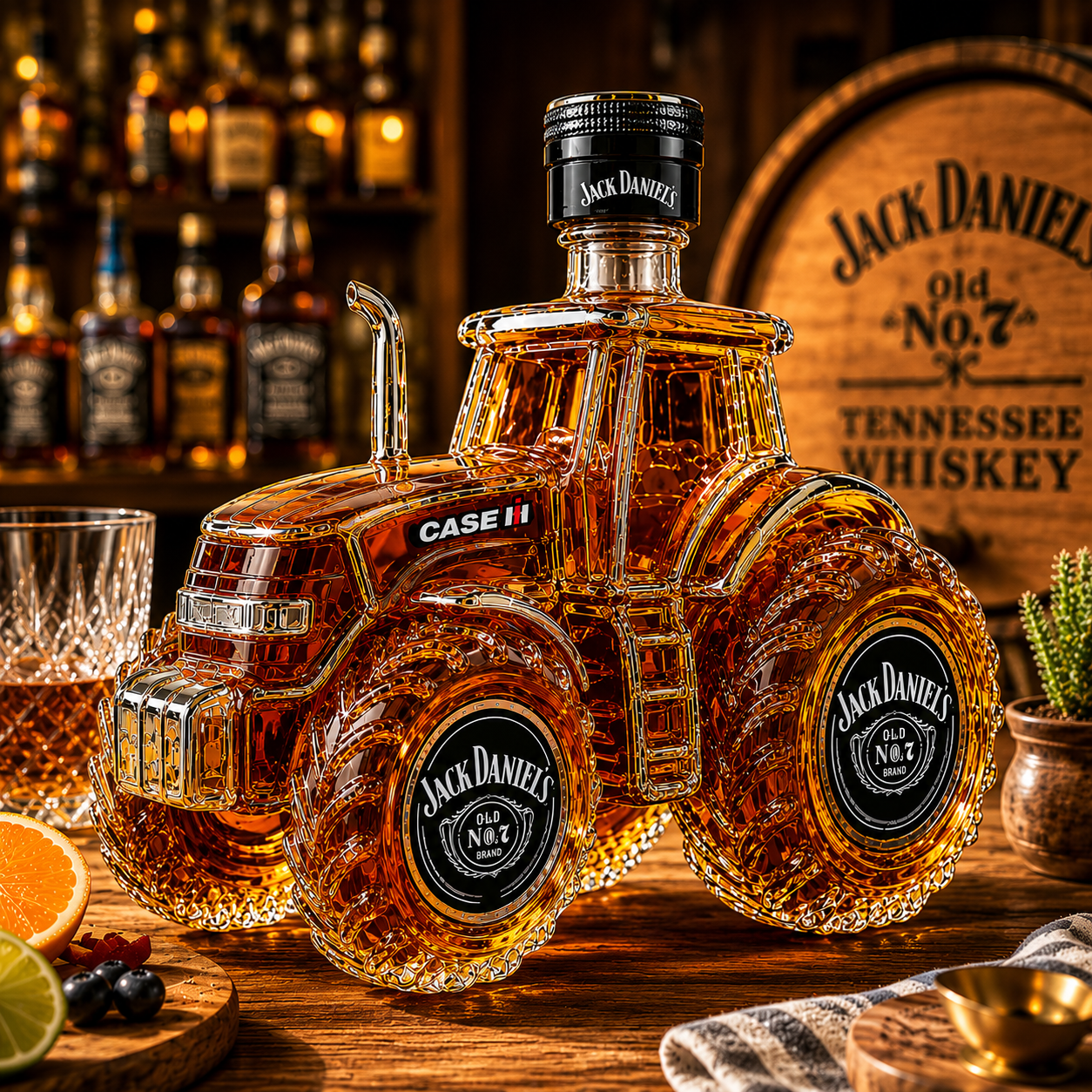 Tractor Whiskey Decanter