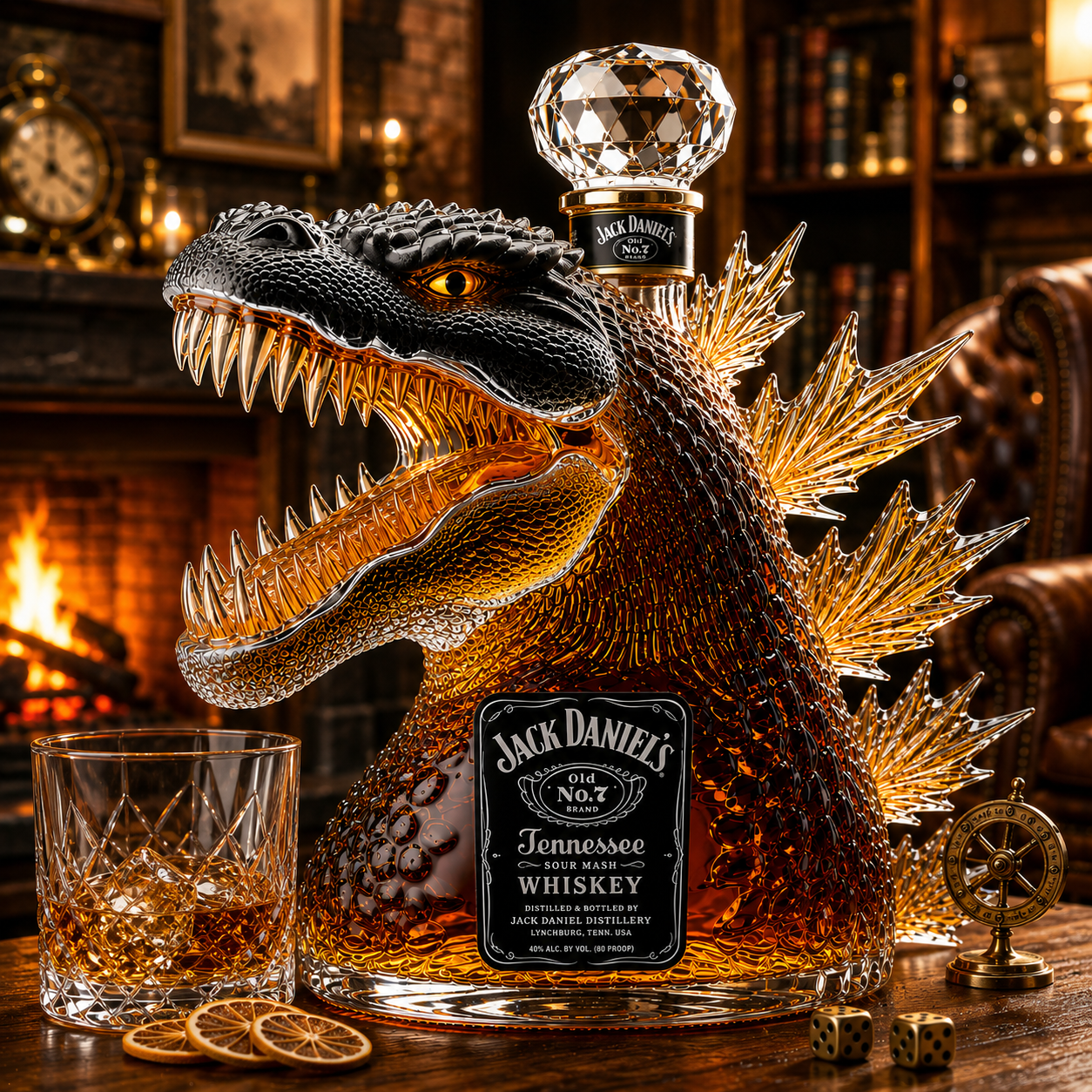 Godzilla Whiskey Decanter