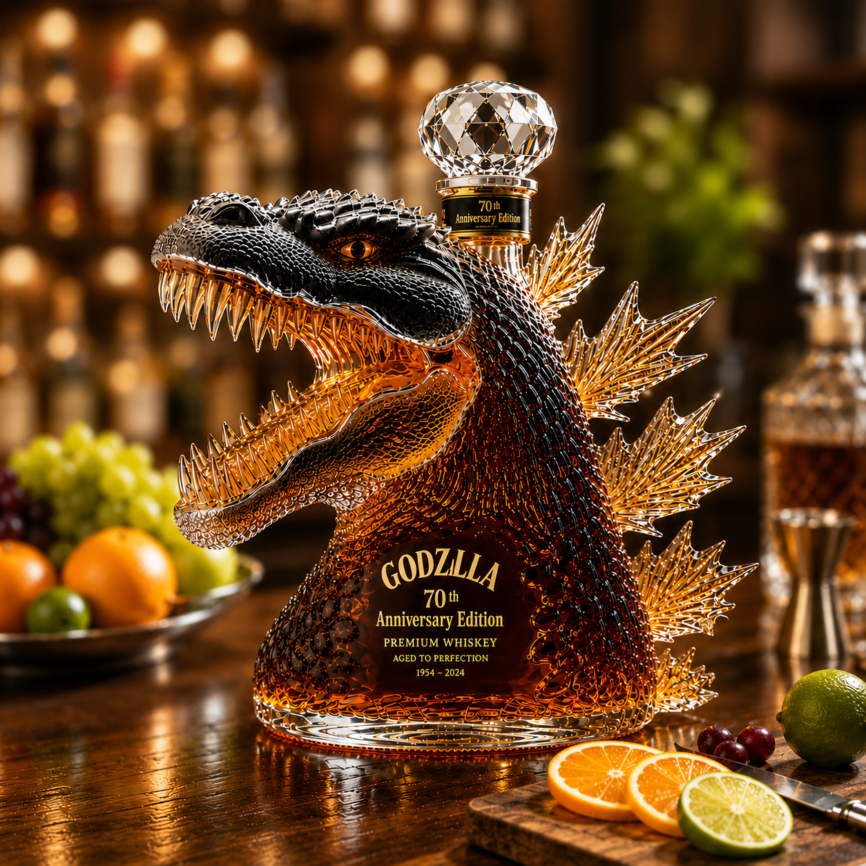 Godzilla Whiskey Decanter