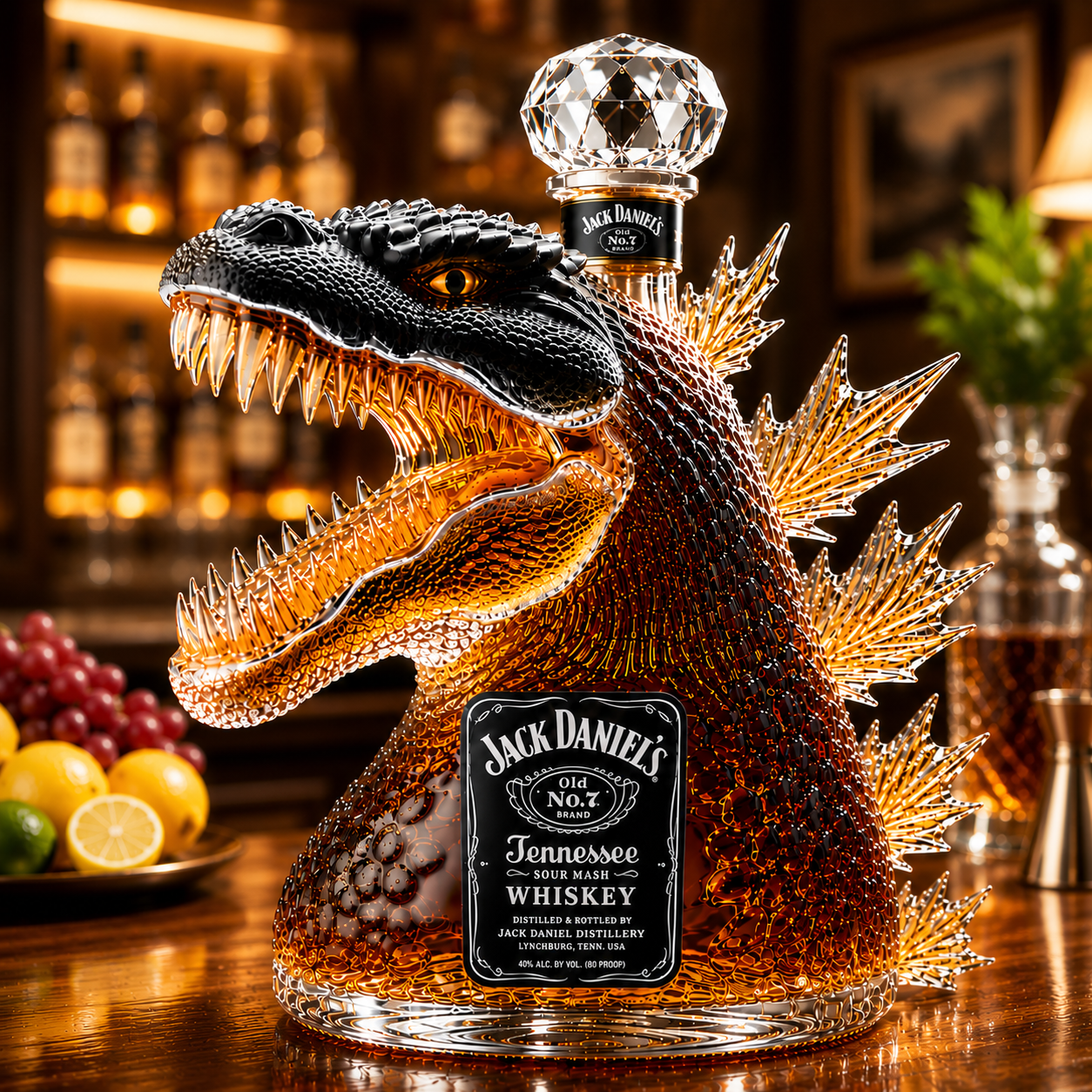 Godzilla Whiskey Decanter