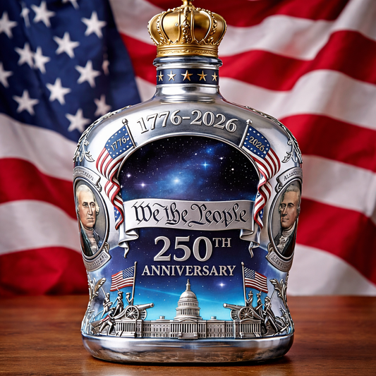 🇺🇸 250th Anniversary Glass Set – 1776-2026 Patriotic Keepsake