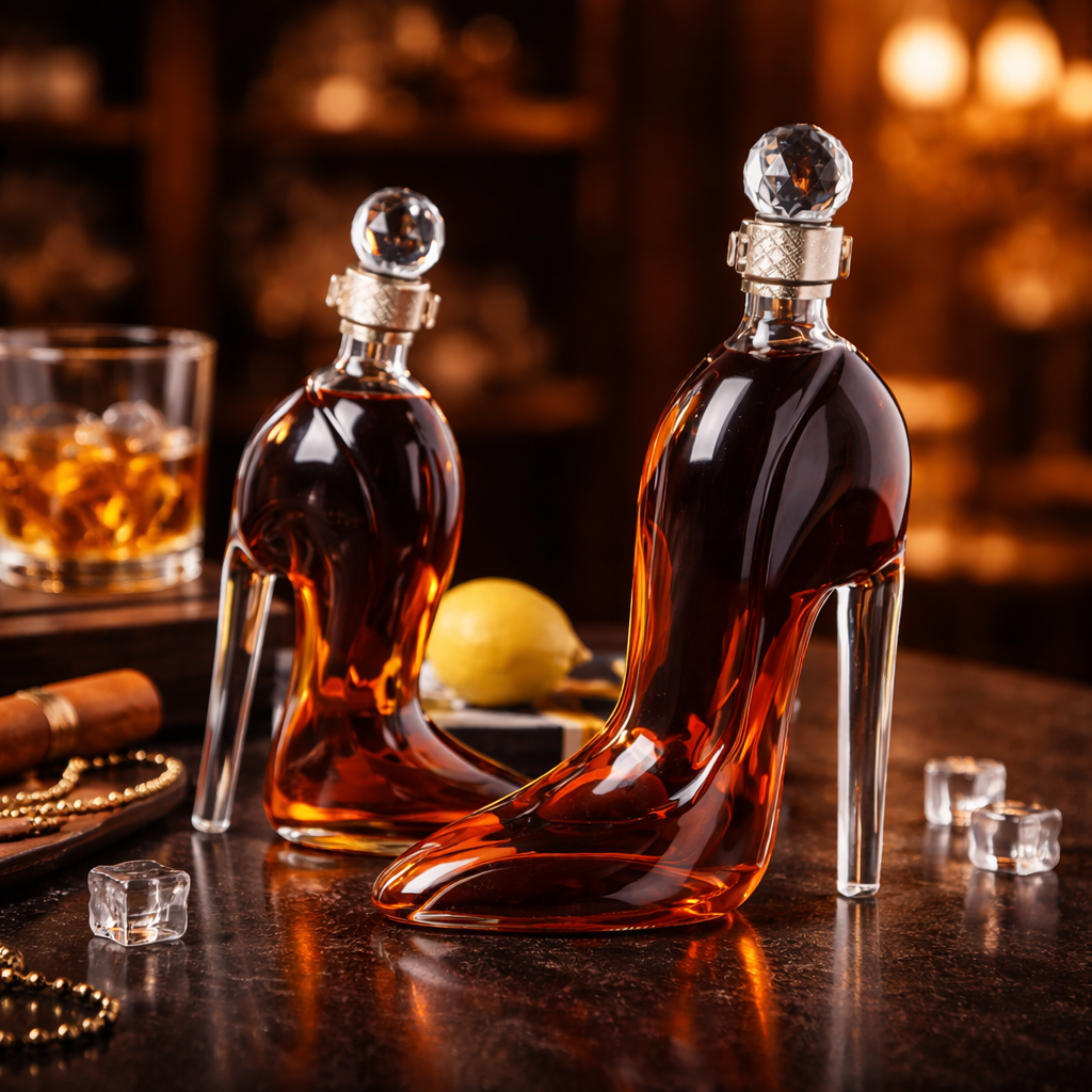 High Heel Whiskey Bottle