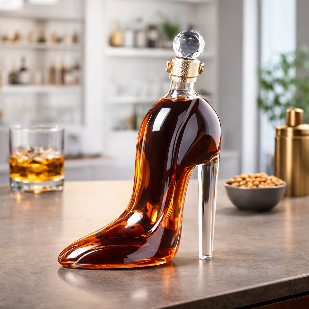 High Heel Whiskey Bottle