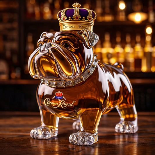 Bulldog Whiskey Bottle