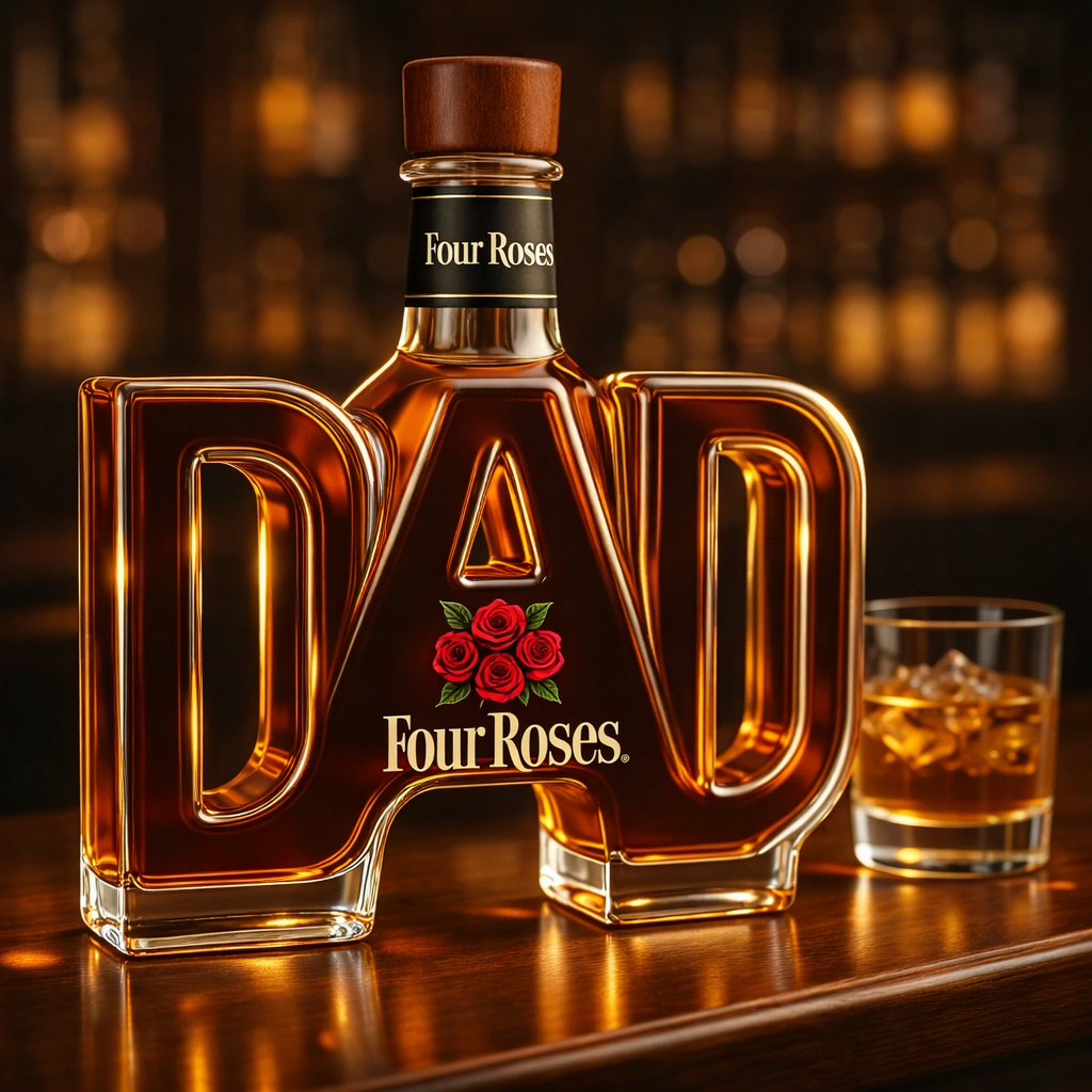 DAD Whiskey Bottle
