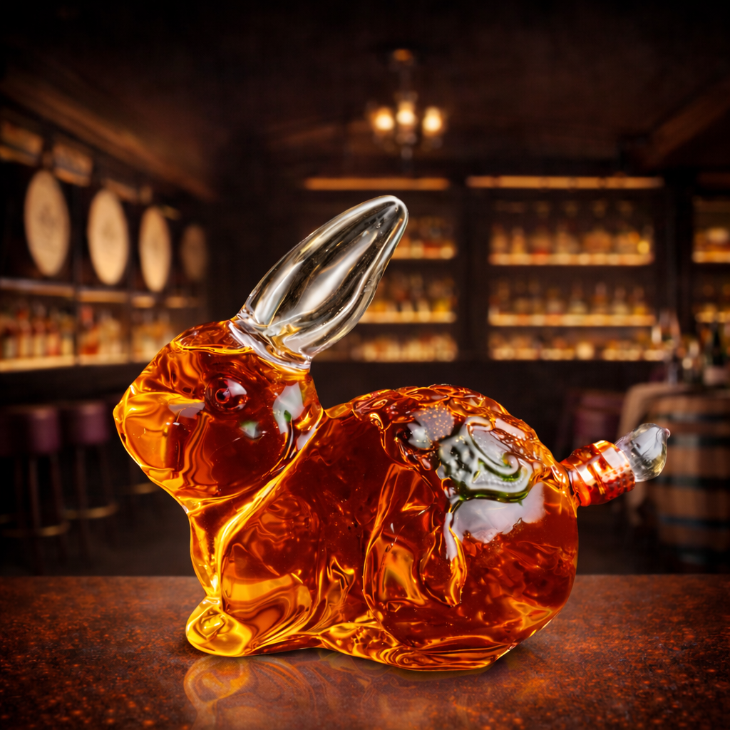 Animal Whiskey Bottle
