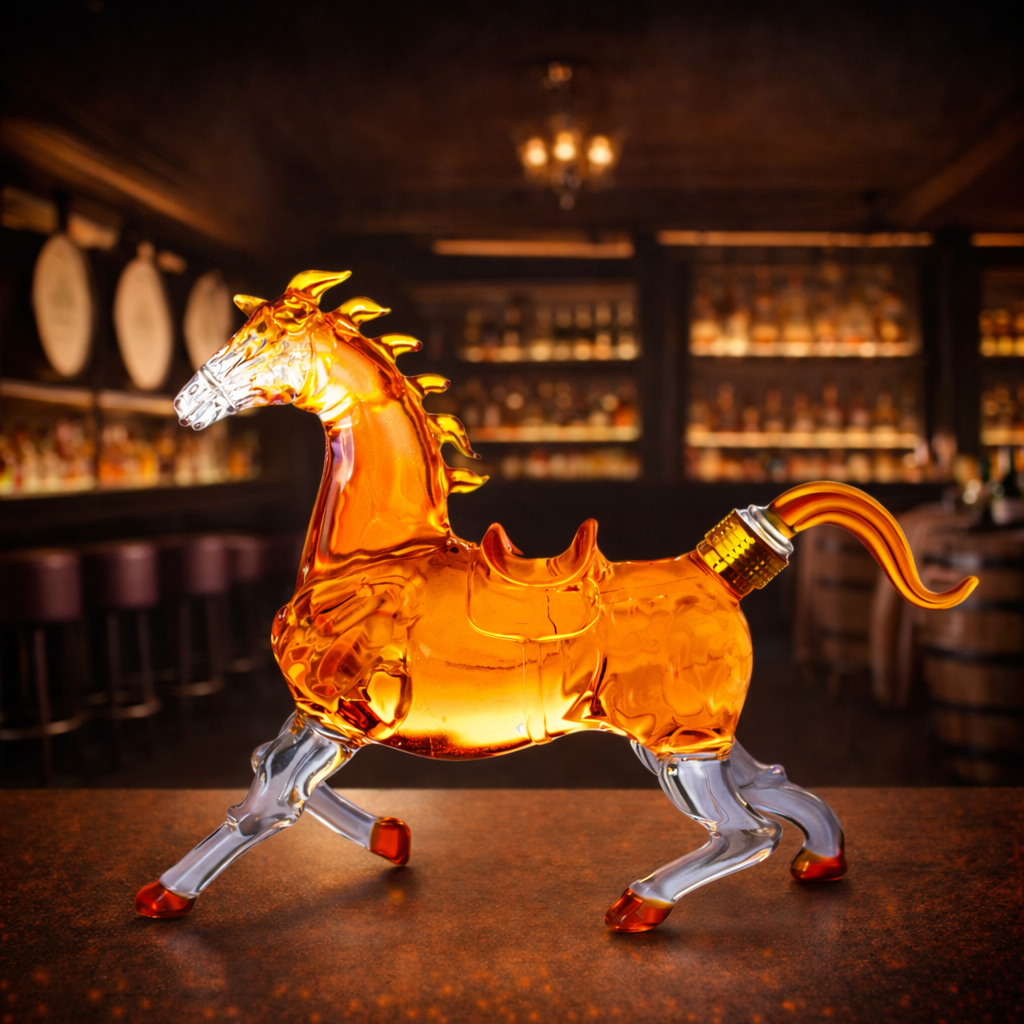 Animal Whiskey Bottle