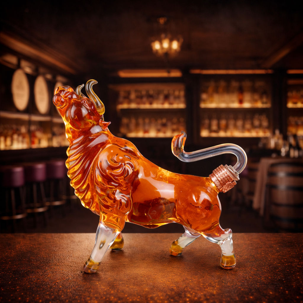 Animal Whiskey Bottle