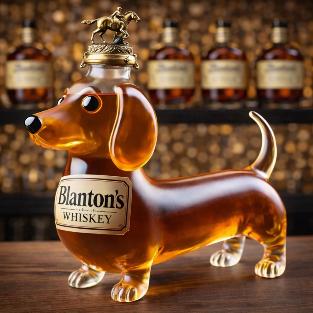 Dachshund Dog Whiskey Bottle