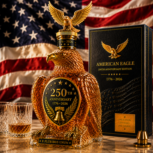 American Eagle 250th Anniversary Whiskey Decanter