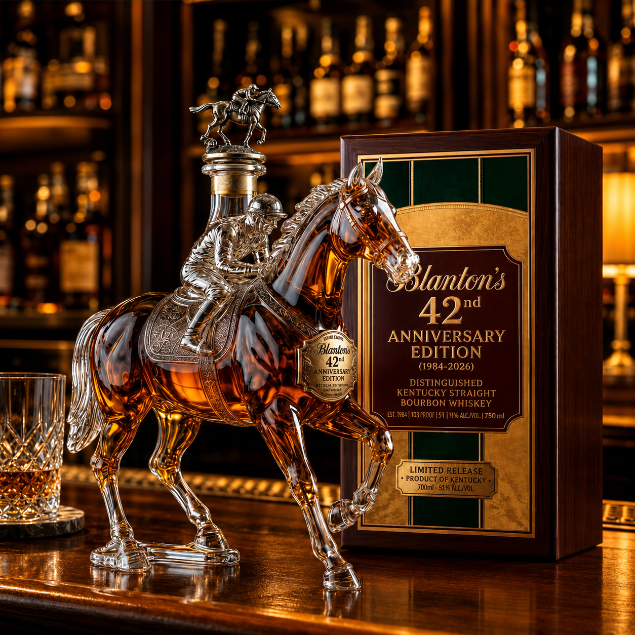 Blanton’s 42nd Anniversary Edition Whiskey Decanter