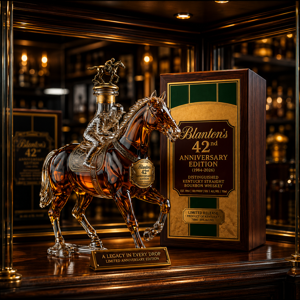 Blanton’s 42nd Anniversary Edition Whiskey Decanter