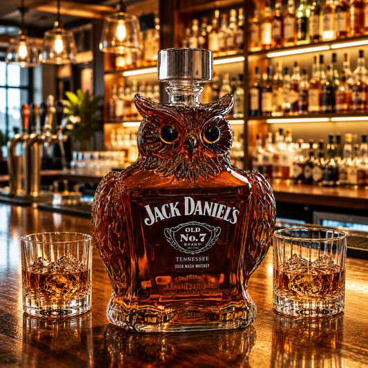 Owl Whiskey Bottle